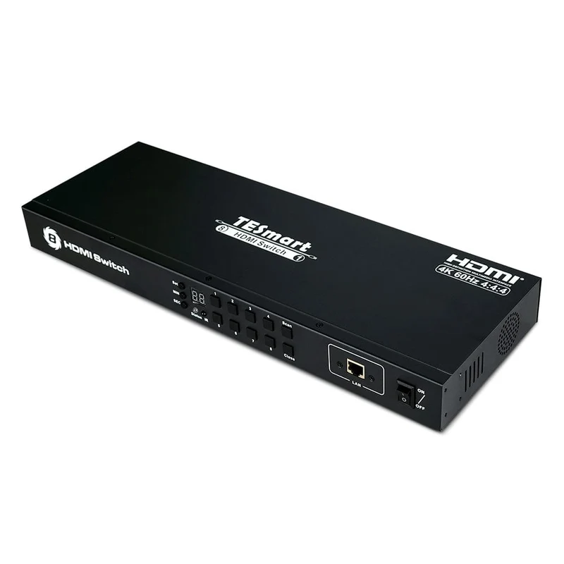 8/16 Port-Rackmount-HDMI-Switch 4K@60Hz mit RS232/LAN